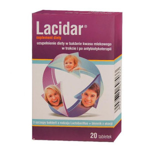 Lacidar 20 tabletek - Długi termin ważności!
