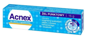Acnex żel punktowy do skóry trądzikowej 15 g - Długi termin ważności!