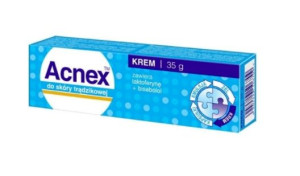 Acnex krem do skóry trądzikowej 35 g - Długi termin ważności!