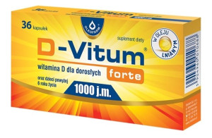 D-Vitum forte Witamina dla dorosłych 36 kapsułek