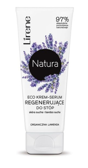 Lirene Natura Eco Krem-serum regenerujące do stóp organiczna lawenda 75ml -