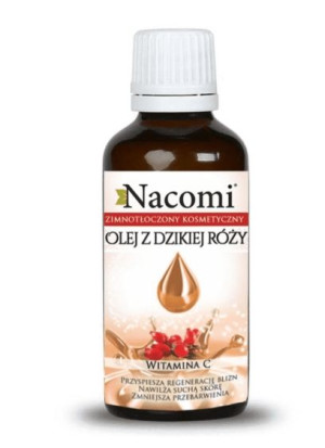 Nacomi, Olej z dzikiej róży, 30 ml - Długi termin ważności!