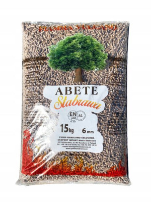 Pellet drzewny certyfikowany Stabrawa 15 kg