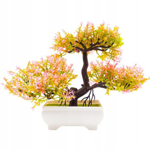 Japońskie Sztuczne Drzewko Bonsai 19cm Prezent