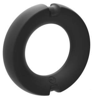 Kink Hybrid Silicone Covered Metal Cock Ring 50mm