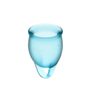 Feel Confident Menstrual Cup Set Light Blue