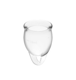 Feel Confident Menstrual Cup Set Transparent
