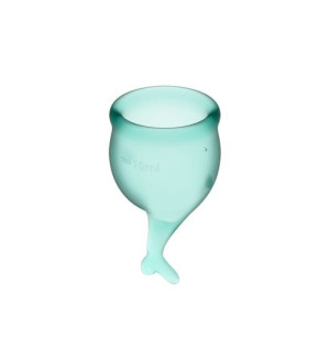 Feel Secure Menstrual Cup Set Dark Green
