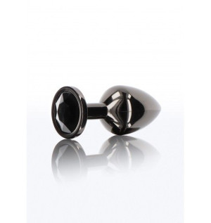 Taboom Butt Plug With Diamond Jewel Silver L