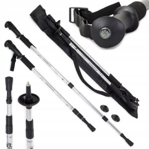Kijki Nordic Walking Trekingowe 2x Kij + Pokrowiec
