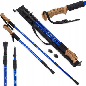 Kijki Nordic Walking Trekkingowe Kije X2 Pokrowiec