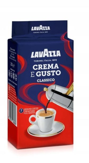 LAVAZZA CREMA E GUSTO Classico kawa mielona 250g