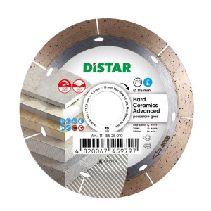 Distar Tarcza Diamentowa Tnąca Hard Ceramics Advanced 115x22,23mm