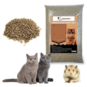 Żwirek Słomiany Pellet Dla Kota Eko 15kg 6mm