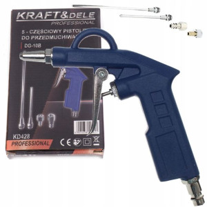 Pistolet Do Przedmuchiwania + Dysze Końcówki 5 El