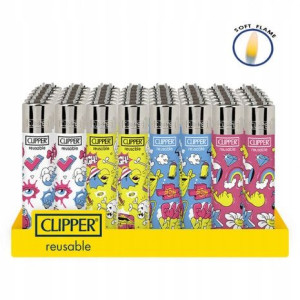Zapalniczka CLIPPER STICKERS PATTERN