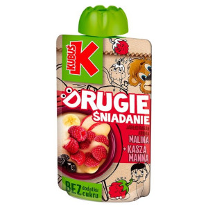 Kubuś Drugie śniadanie Mus jabłko aronia malina 100 g