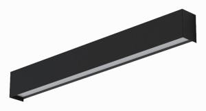 Lampa ścienna, kinkiet STRAIGHT LED S czarna