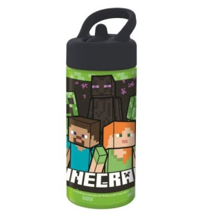 Minecraft ergonomiczny bidon 410ml niekapek