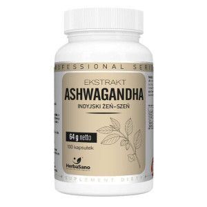 ASHWAGANDHA kapsułki ekstrakt Indyjski Żeń-szeń - HerbaSano 5