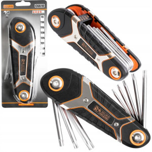 Klucze Torx Składane 8szt T9-t40 Richmann C6610