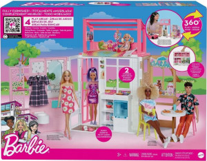 Domek dla lalek Barbie HCD47 Kompaktowy