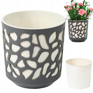 Doniczka Donica + Wkład Ogrodowa Domowa 14cm