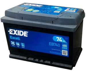 Akumulator Exide Excell 74ah 680a Eb740