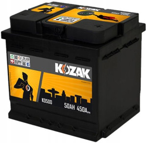 Akumulator Kozak Ko500 50ah/480a [sae] 50ah