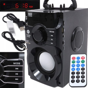 Głośnik Przenośny Boombox Bluetooth Usb Aux Radio