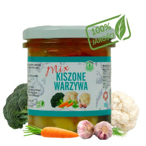 Kiszone WARZYWA MIX - 350 g - NATURALNE - RawForest
