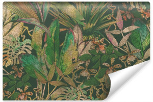 Fototapeta Do Salonu Egzotyczne ROŚLINY Styl Vintage Natura 135cm x 90cm