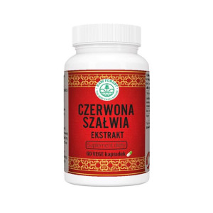 CZERWONA SZAŁIWA - Suplement diety - RawForest - 60 kapsułek