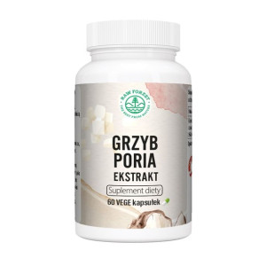 GRZYB PORIA - Ekstrakt - Suplement diety - RawForest - 60 kapsułek