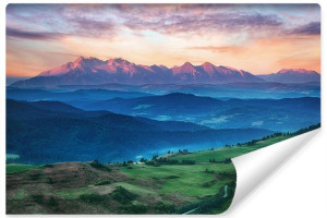 Fototapeta Do Salonu Krajobraz TATRY Zachód Słońca Natura 368cm x 254cm