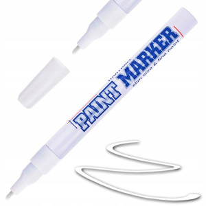 Marker Olejowy Pisak Flamaster Mazak Pro Biały 2mm