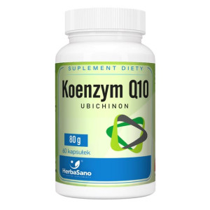 Koenzym Q10 HerbaSano 5 - NATURALNE SUPLEMENTY - 60 kapsułek