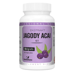 Ekstrakt jagody ACAI - HerbaSano 5 - NATURALNE SUPLEMENTY - 60 kapsułek