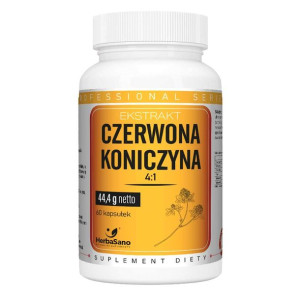 Czerwona koniczyna ekstrakt - HerbaSano 5 - NATURALNE SUPLEMENTY - 60 kaps.