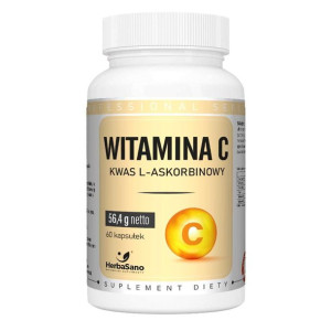 Witamina C - HerbaSano 5 - NATURALNE SUPLEMENTY - 60 kapsułek