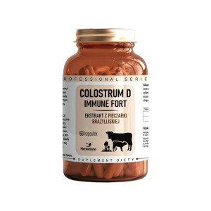 Colostrum D Immune Fort - Ekstrakt z pieczarki brazylijskiej - HerbaSano