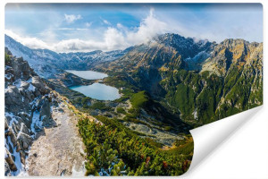 Fototapeta Do Salonu DOLINA Pięciu Stawów Góry Niebo Pejzaż 368cm x 254cm