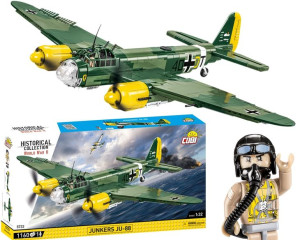 KLOCKI COBI 5733 Samolot Myśliwiec Wojskowy Junkers Ju 88 WW2 1160 El.