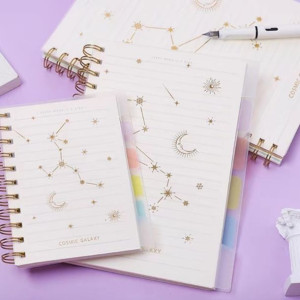 Zeszyt notes planner z zakładkami galaktyka A5 #3