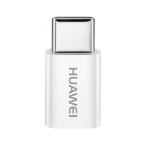 Adapter HQ - Huawei AP-52 - Micro USB na USB Typ C  Huawei Biały