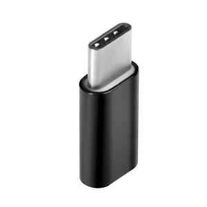 Adapter ładowarki Micro USB do USB Typ C [PA30] czarny Inny Czarny