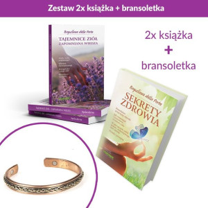 Zestaw: Sekrety Zdrowia + Tajemnice Ziół Zapomniana Wiedza + bransoletka