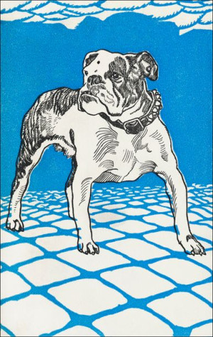 Bulldog, Moriz Jung - plakat 40x60 cm