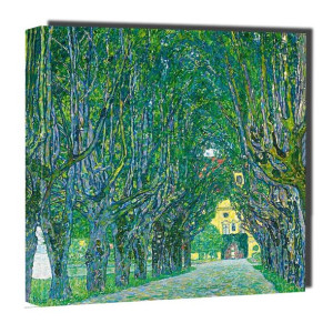 Attersee, Gustav Klimt - obraz na płótnie 40x40 cm