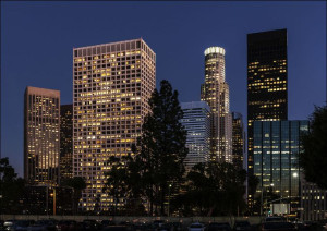 Central Los Angeles, California, at night., Carol Highsmith - plakat 29,7x2